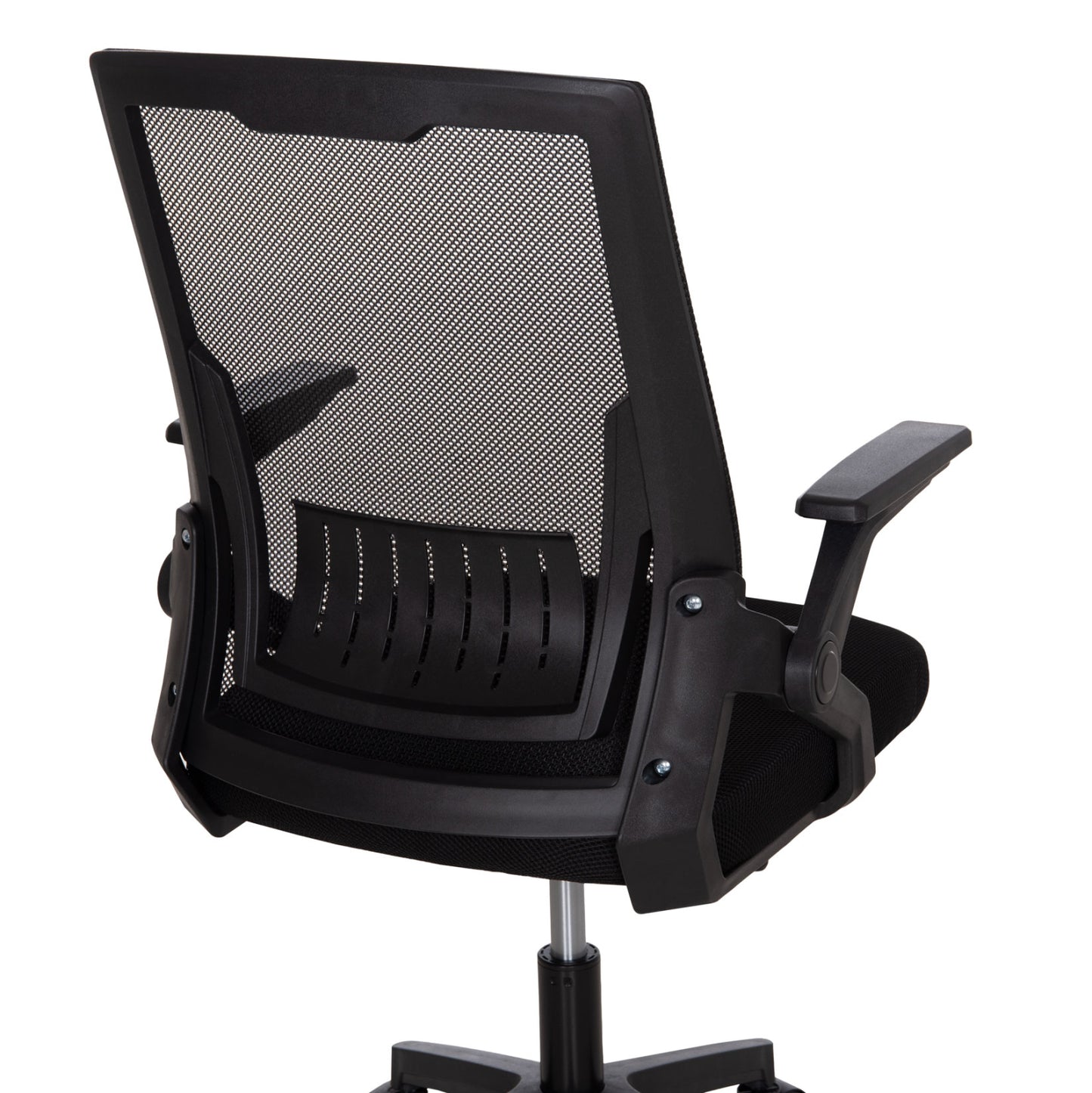 ΚΑΡΕΚΛΑ ΓΡΑΦΕΙΟΥ ZENITH PP & MESH ΥΦΑΣΜΑ-ΜΑΥΡΟ 58x55x100