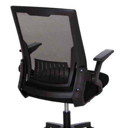 ΚΑΡΕΚΛΑ ΓΡΑΦΕΙΟΥ ZENITH PP & MESH ΥΦΑΣΜΑ-ΜΑΥΡΟ 58x55x100