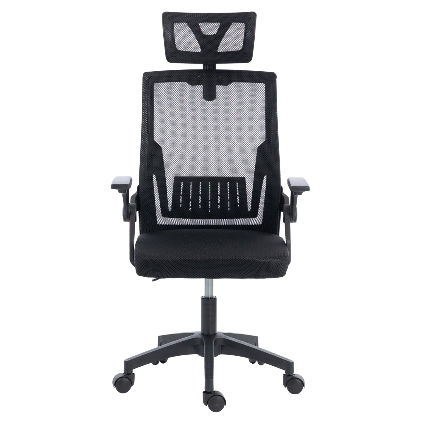 ΚΑΡΕΚΛΑ ΓΡΑΦΕΙΟΥ MATRON ΜΑΥΡO PP & MESH ΥΦΑΣΜΑ 47x47x128