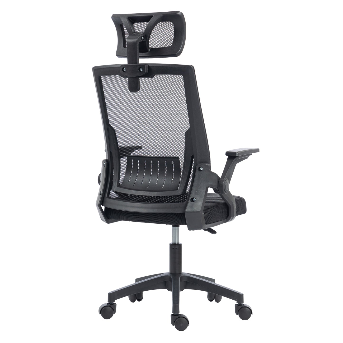 ΚΑΡΕΚΛΑ ΓΡΑΦΕΙΟΥ MATRON ΜΑΥΡO PP & MESH ΥΦΑΣΜΑ 47x47x128