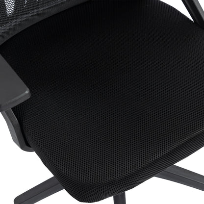 ΚΑΡΕΚΛΑ ΓΡΑΦΕΙΟΥ MATRON ΜΑΥΡO PP & MESH ΥΦΑΣΜΑ 47x47x128