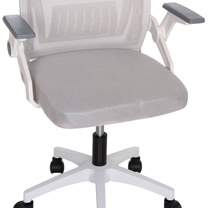ΚΑΡΕΚΛΑ ΓΡΑΦΕΙΟΥ MATRON ΛΕΥΚΟ PP-ΑΝΟΙΧΤΟ ΓΚΡΙ MESH 59x55x115