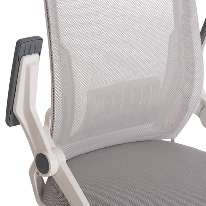 ΚΑΡΕΚΛΑ ΓΡΑΦΕΙΟΥ MATRON ΛΕΥΚΟ PP-ΑΝΟΙΧΤΟ ΓΚΡΙ MESH 59x55x115