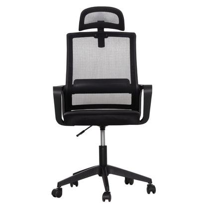ΚΑΡΕΚΛΑ ΓΡΑΦΕΙΟΥ VELOCITY ΜΑΥΡO MESH & PP 60x62x123