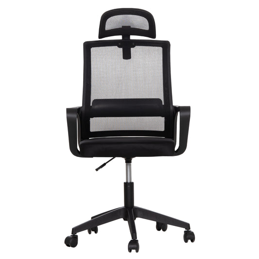 ΚΑΡΕΚΛΑ ΓΡΑΦΕΙΟΥ VELOCITY ΜΑΥΡO MESH & PP 60x62x123