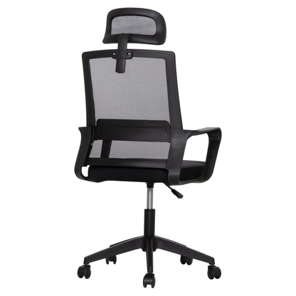 ΚΑΡΕΚΛΑ ΓΡΑΦΕΙΟΥ VELOCITY ΜΑΥΡO MESH & PP 60x62x123