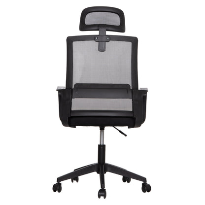 ΚΑΡΕΚΛΑ ΓΡΑΦΕΙΟΥ VELOCITY ΜΑΥΡO MESH & PP 60x62x123