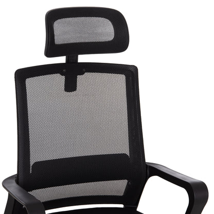 ΚΑΡΕΚΛΑ ΓΡΑΦΕΙΟΥ VELOCITY ΜΑΥΡO MESH & PP 60x62x123