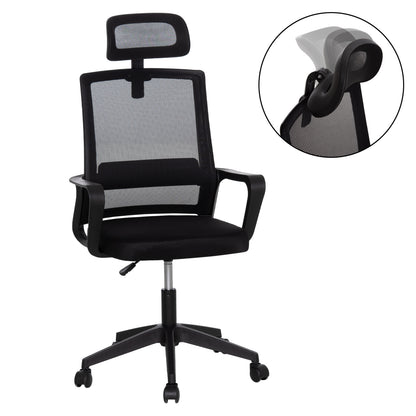 ΚΑΡΕΚΛΑ ΓΡΑΦΕΙΟΥ VELOCITY ΜΑΥΡO MESH & PP 60x62x123