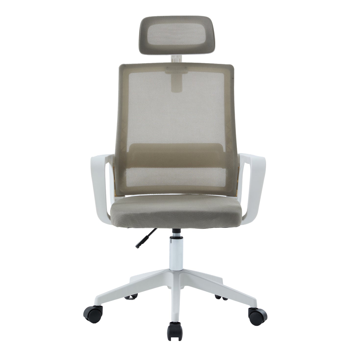 ΚΑΡΕΚΛΑ ΓΡΑΦΕΙΟΥ VELOCITY ΛΕΥΚΟ PP-ΑΝΟΙΧΤΟ ΓΚΡΙ MESH 61x62x123