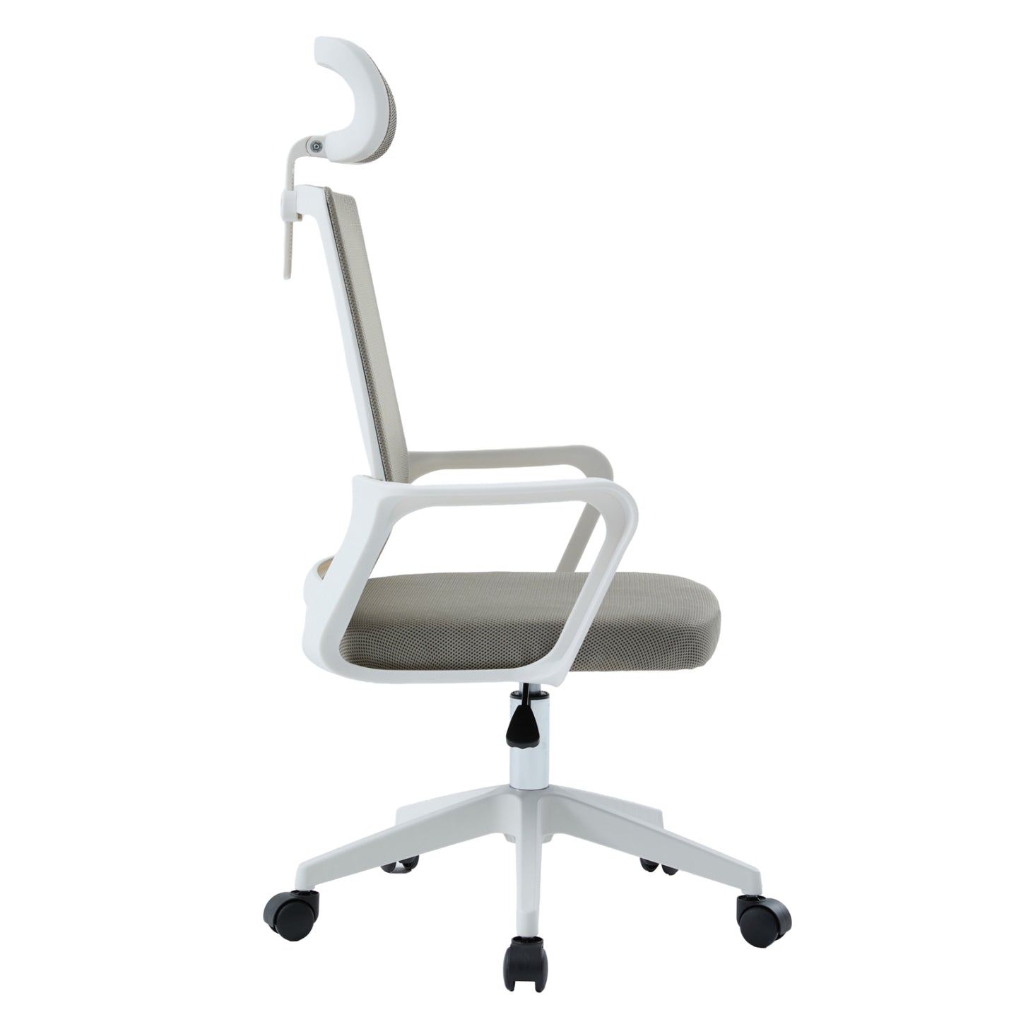 ΚΑΡΕΚΛΑ ΓΡΑΦΕΙΟΥ VELOCITY ΛΕΥΚΟ PP-ΑΝΟΙΧΤΟ ΓΚΡΙ MESH 61x62x123