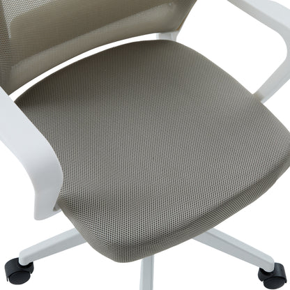 ΚΑΡΕΚΛΑ ΓΡΑΦΕΙΟΥ VELOCITY ΛΕΥΚΟ PP-ΑΝΟΙΧΤΟ ΓΚΡΙ MESH 61x62x123
