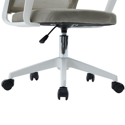 ΚΑΡΕΚΛΑ ΓΡΑΦΕΙΟΥ VELOCITY ΛΕΥΚΟ PP-ΑΝΟΙΧΤΟ ΓΚΡΙ MESH 61x62x123