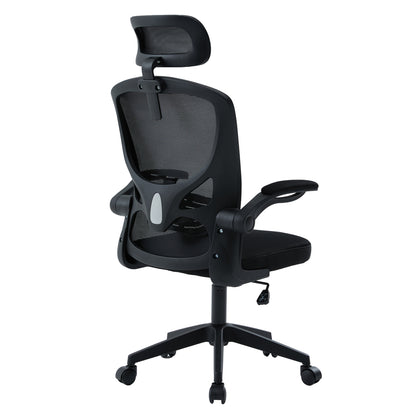 ΚΑΡΕΚΛΑ ΓΡΑΦΕΙΟΥ FLOATER ΜΑΥΡO MESH & PP 62x62x106-116