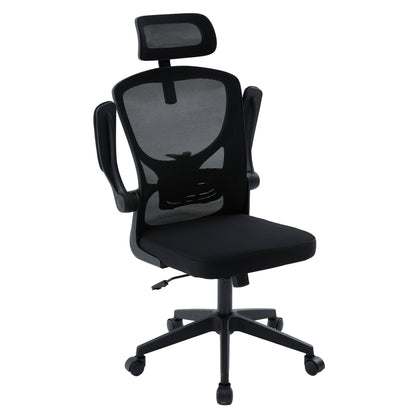 ΚΑΡΕΚΛΑ ΓΡΑΦΕΙΟΥ FLOATER ΜΑΥΡO MESH & PP 62x62x106-116