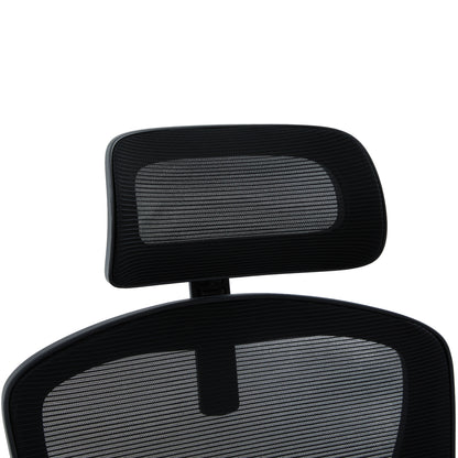 ΚΑΡΕΚΛΑ ΓΡΑΦΕΙΟΥ FLOATER ΜΑΥΡO MESH & PP 62x62x106-116
