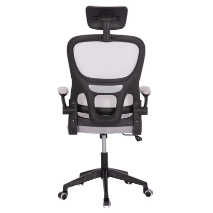 ΚΑΡΕΚΛΑ ΓΡΑΦΕΙΟΥ BASTON ΓΚΡΙ MESH & ΜΑΥΡΟ PP ΣΚΕΛΕΤΟΣ 64x60x127