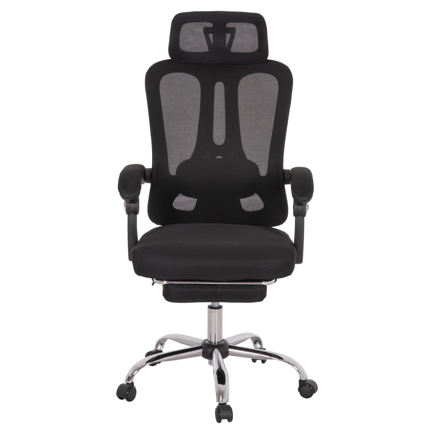 ΚΑΡΕΚΛΑ ΓΡΑΦΕΙΟΥ BARNET ΜΑΥΡΟ MESH ΜΑΥΡΟΣ ΣΚΕΛΕΤΟΣ NYLON 61x62x123
