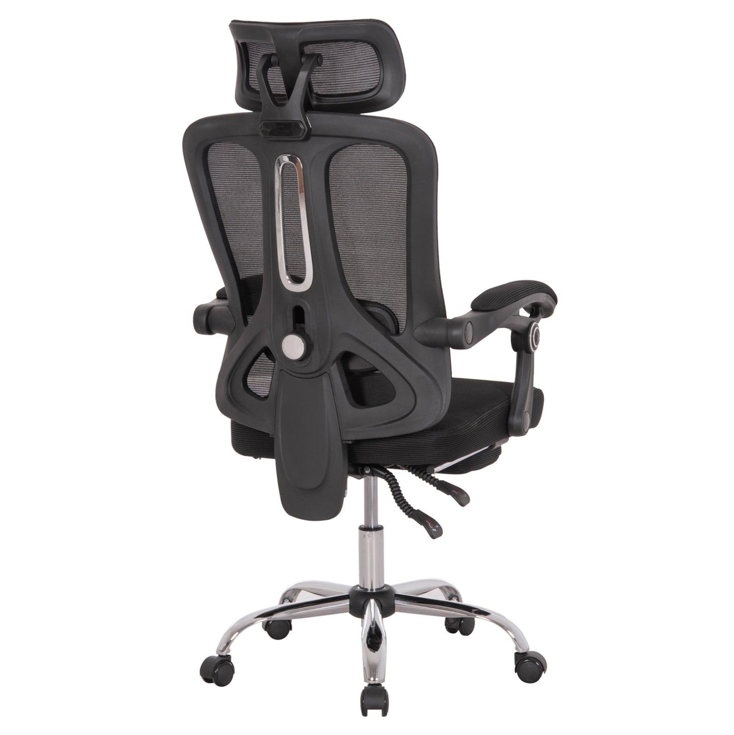 ΚΑΡΕΚΛΑ ΓΡΑΦΕΙΟΥ BARNET ΜΑΥΡΟ MESH ΜΑΥΡΟΣ ΣΚΕΛΕΤΟΣ NYLON 61x62x123