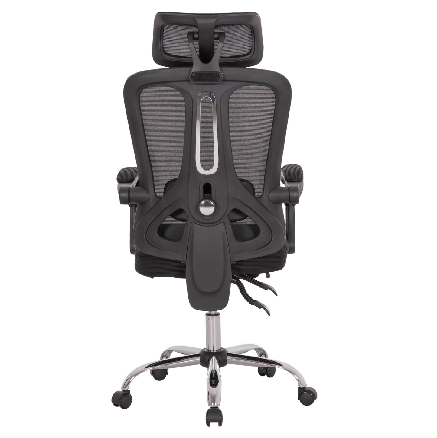 ΚΑΡΕΚΛΑ ΓΡΑΦΕΙΟΥ BARNET ΜΑΥΡΟ MESH ΜΑΥΡΟΣ ΣΚΕΛΕΤΟΣ NYLON 61x62x123