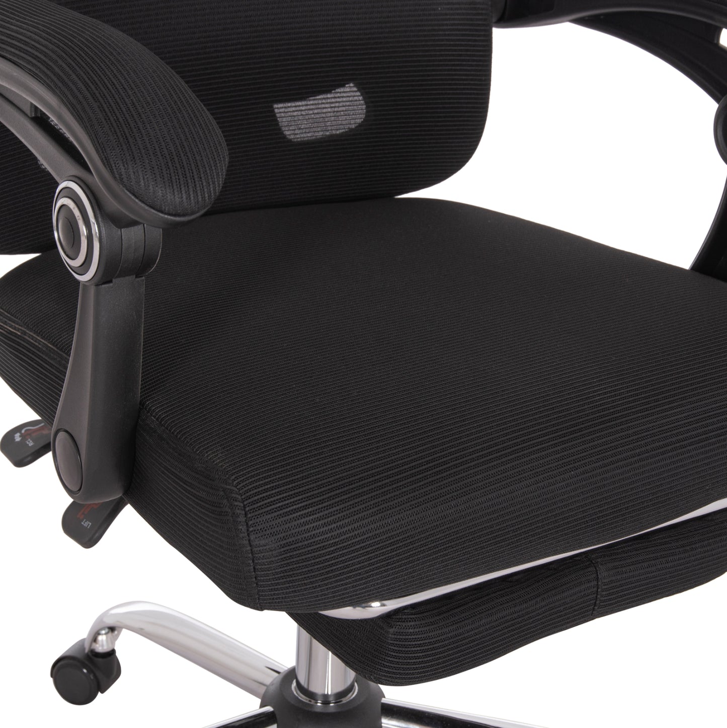 ΚΑΡΕΚΛΑ ΓΡΑΦΕΙΟΥ BARNET ΜΑΥΡΟ MESH ΜΑΥΡΟΣ ΣΚΕΛΕΤΟΣ NYLON 61x62x123