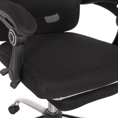 ΚΑΡΕΚΛΑ ΓΡΑΦΕΙΟΥ BARNET ΜΑΥΡΟ MESH ΜΑΥΡΟΣ ΣΚΕΛΕΤΟΣ NYLON 61x62x123