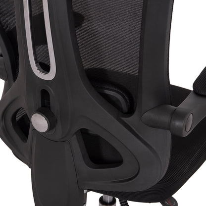 ΚΑΡΕΚΛΑ ΓΡΑΦΕΙΟΥ BARNET ΜΑΥΡΟ MESH ΜΑΥΡΟΣ ΣΚΕΛΕΤΟΣ NYLON 61x62x123