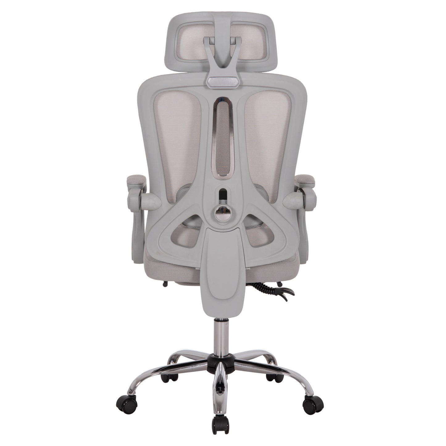 ΚΑΡΕΚΛΑ ΓΡΑΦΕΙΟΥ BARNET ΓΚΡΙ MESH ΓΚΡΙ ΣΚΕΛΕΤΟΣ NYLON 61x62x123