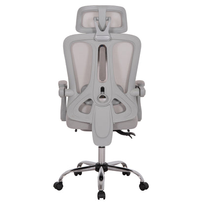 ΚΑΡΕΚΛΑ ΓΡΑΦΕΙΟΥ BARNET ΓΚΡΙ MESH ΓΚΡΙ ΣΚΕΛΕΤΟΣ NYLON 61x62x123