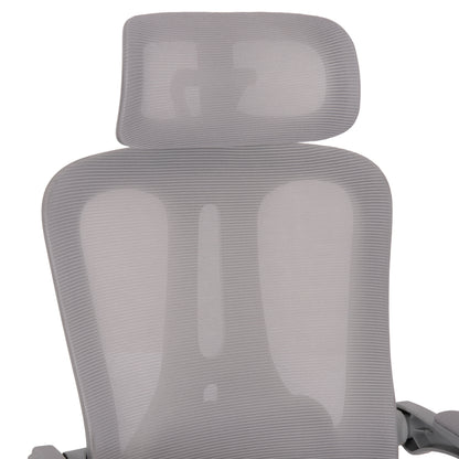 ΚΑΡΕΚΛΑ ΓΡΑΦΕΙΟΥ BARNET ΓΚΡΙ MESH ΓΚΡΙ ΣΚΕΛΕΤΟΣ NYLON 61x62x123