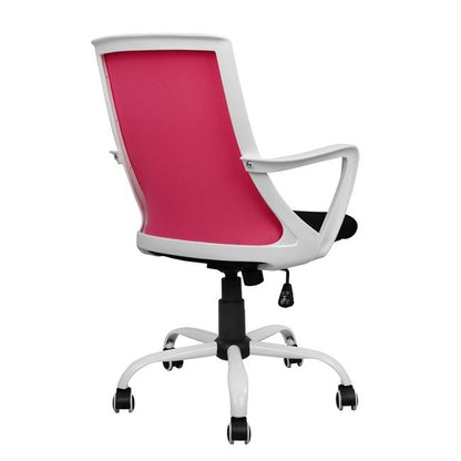 OFFICE CHAIR MALFOY PINK MESH & METAL LEG 58x59x103