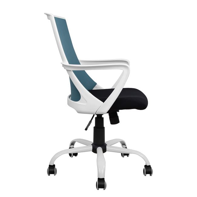 OFFICE CHAIR MALFOI BLUE MESH & METAL LEG 58x59x103