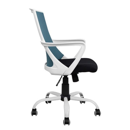 OFFICE CHAIR MALFOI BLUE MESH & METAL LEG 58x59x103