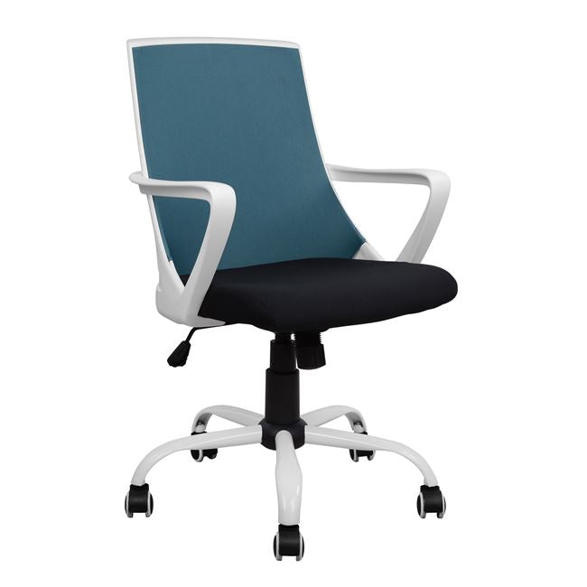 OFFICE CHAIR MALFOI BLUE MESH & METAL LEG 58x59x103