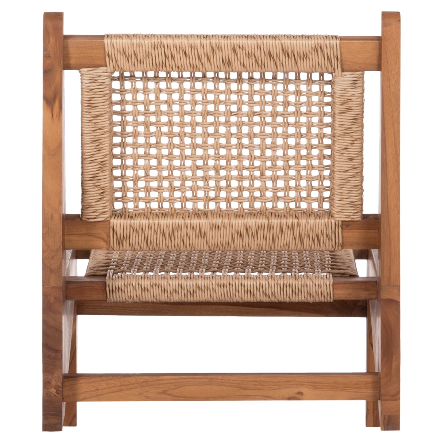 ΚΑΡΕΚΛΑ LOUNGE LUKILLA ΞΥΛΟ TEAK ΣΕ ΦΥΣΙΚΟ ΣΥΝΘ. ΣΧΟΙΝΙ ΜΠΕΖ 55,5x74x65