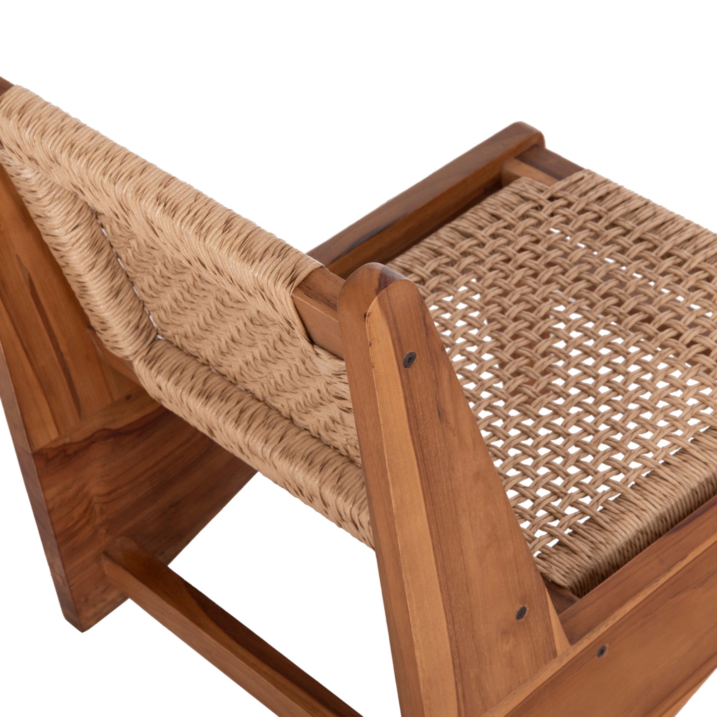 ΚΑΡΕΚΛΑ LOUNGE LUKILLA ΞΥΛΟ TEAK ΣΕ ΦΥΣΙΚΟ ΣΥΝΘ. ΣΧΟΙΝΙ ΜΠΕΖ 55,5x74x65