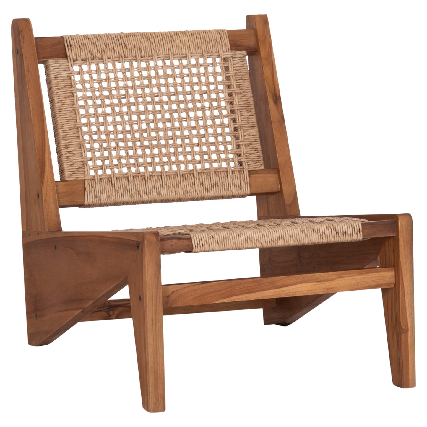 ΚΑΡΕΚΛΑ LOUNGE LUKILLA ΞΥΛΟ TEAK ΣΕ ΦΥΣΙΚΟ ΣΥΝΘ. ΣΧΟΙΝΙ ΜΠΕΖ 55,5x74x65