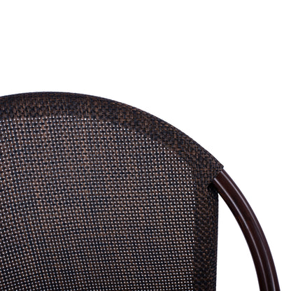 PRETORIA CHAIR METAL BAMBOO LOOK BROWN 54x62x89