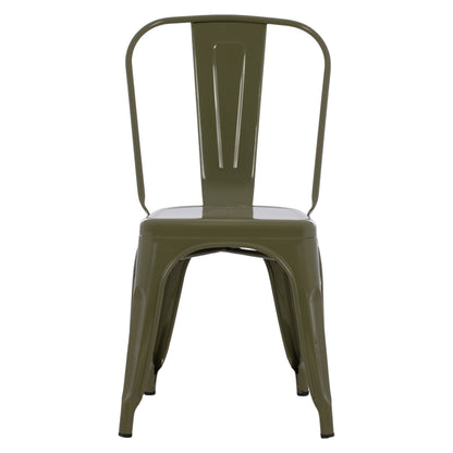 ΚΑΡΕΚΛΑ ΜΕΤΑΛΛΙΚΗ MELITA-PRO HM8641.43 ΣΕ DARK OLIVE GREEN 44x47x84.5Υεκ.