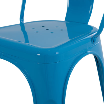 ΚΑΡΕΚΛΑ ΜΕΤΑΛΛΙΚΗ MELITA-PRO ΜΠΛΕ 44x47x84.5
