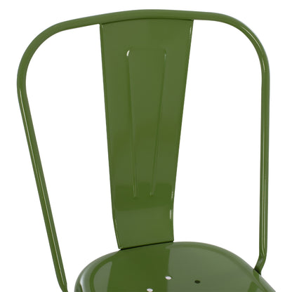 ΚΑΡΕΚΛΑ ΜΕΤΑΛΛΙΚΗ MELITA PRO LIGHT OLIVE GREEN 44x47x84.5