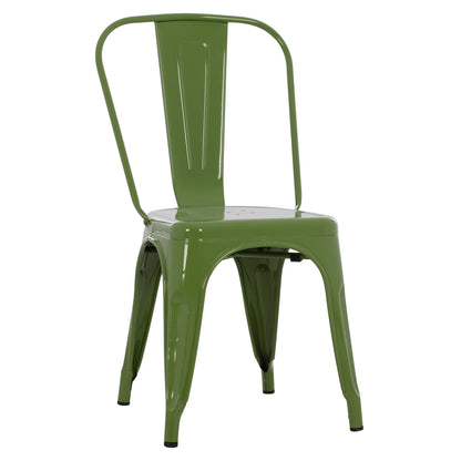 ΚΑΡΕΚΛΑ ΜΕΤΑΛΛΙΚΗ MELITA PRO LIGHT OLIVE GREEN 44x47x84.5