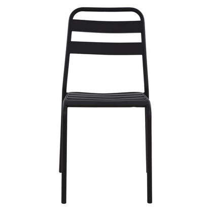 BLACK METAL CHAIR JASON 43x50x86