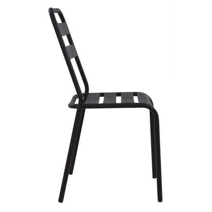 BLACK METAL CHAIR JASON 43x50x86