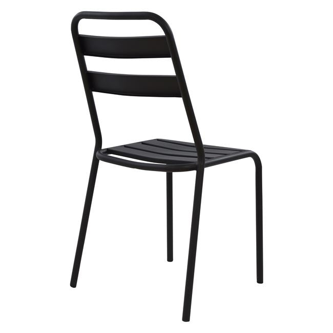 BLACK METAL CHAIR JASON 43x50x86