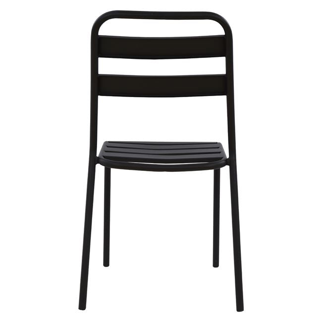 BLACK METAL CHAIR JASON 43x50x86