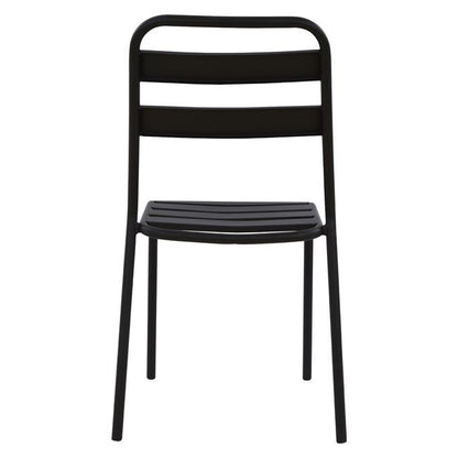 BLACK METAL CHAIR JASON 43x50x86