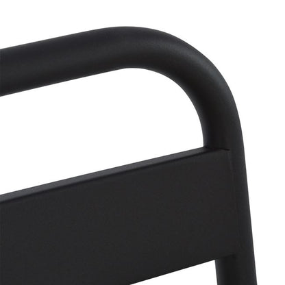 BLACK METAL CHAIR JASON 43x50x86