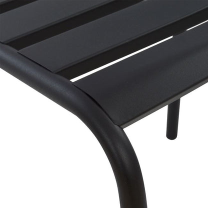 BLACK METAL CHAIR JASON 43x50x86