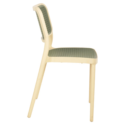 ΚΑΡΕΚΛΑ ΠΟΛΥΠΡΟΠΥΛΕΝΙΟΥ MEKO ΜΠΕΖ ΜΕ OLIVE GREEN ΨΑΘΑ 51x52x80